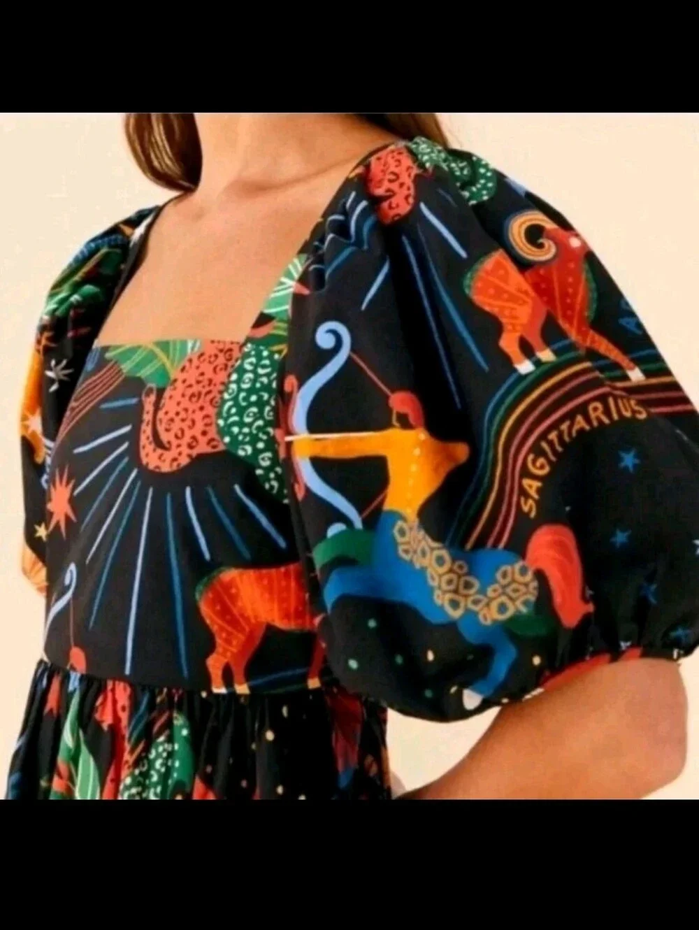 Farm Rio Zodiac Minidress - Picture 4 of 6